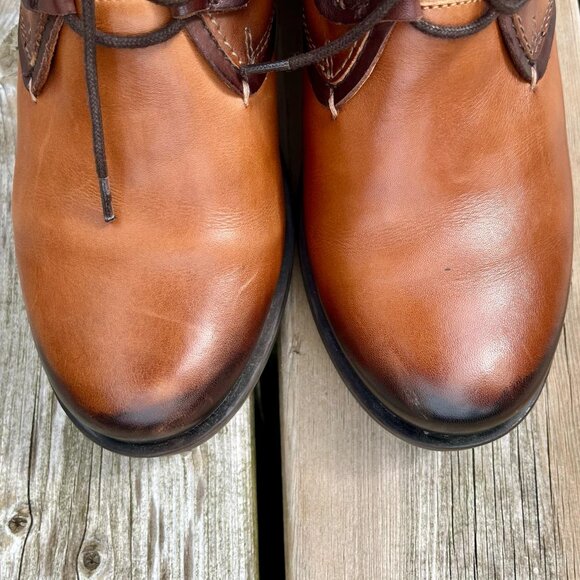 Women's PIKOLINOS Brown Leather Ankle Boots Size 42 - Picture 9 of 10